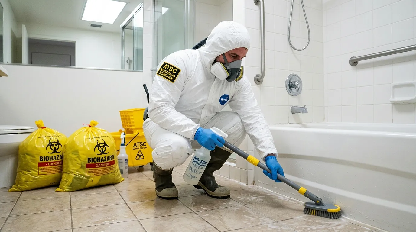 Decontamination equipment deployed for Blood Cleanup in Jerseyville